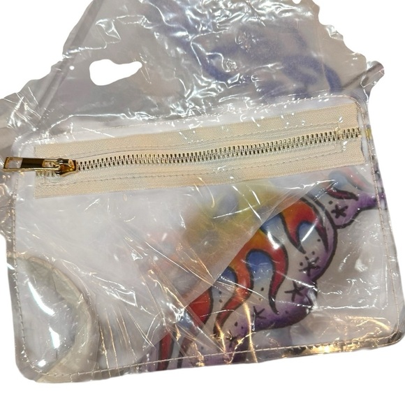 Ed Hardy NWT Clear Butterfly Tote w/ Wallet – $159 MSRP – Iconic Y2K Bag - Picture 5 of 8